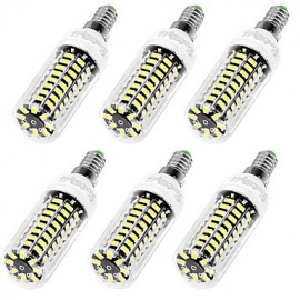 6PCS High Luminous E27 E14 220V 80*SMD5733 LED Corn Bulb 9W Spotlight LED Lamp Candle Light