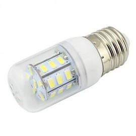 4W Transparent Cover E27 LED Corn Bulb 27 SMD 5730 280Lm AC/DC 12V/24V or AC 110V/220V Warm White/Cool White (1 Piece)