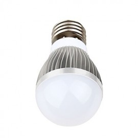 3W E26/E27 LED Globe Bulbs A60(A19) 3 High Power LED 270 lm Warm White / Natural White Decorative AC 85-265 V 1 pcs