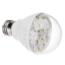 E27 2.5W 16x5050SMD 200-240LM 6000-6500K Cool White Light LED Bulb (220V)