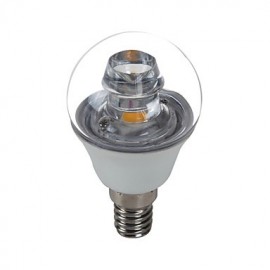 E14 5W 1 COB 420 LM Cool White G45 Decorative Candle Bulbs AC100-240V