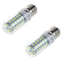 2PCS E27 4W 48*SMD5730 3000K Warm White Light CRI80 LED Corn Bulbs Lamp (220-240V)