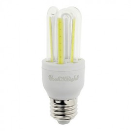 E27 7W 600lm 6000K 6-COB LED White Light Corn Lamp(AC85-265V)