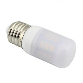 E26 3.6W 27x5730SMD 400LM 5500~6500K White Light LED Corn Frosted Cover bulb AC 110V~120V