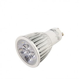 1PCS GU10 5W 450lm 3000K/6000K 5-High Power LED SpotLight Bulb Lamp (AC110-120V/220-240V)-Silver