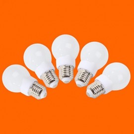 5 pcs 3W E26/E27 LED Globe Bulbs G60 9 SMD 3528 240 lm Warm White / Cool White Decorative AC 220-240 V