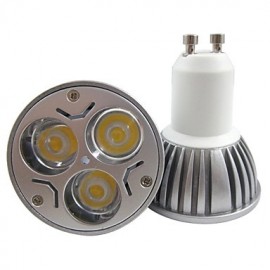 3W GU10 LED Spotlight MR16 3 High Power LED 250-300 lm Warm White / Cool White AC 85-265 V 1 pcs