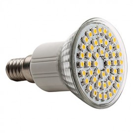 3W E14 LED Spotlight MR16 48 SMD 3528 150 lm Warm White AC 220-240 V