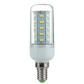 E14 3.5W 350lm 6500K 36-SMD 5730 LED Cool White Light Corn Lamp (220V~240V)