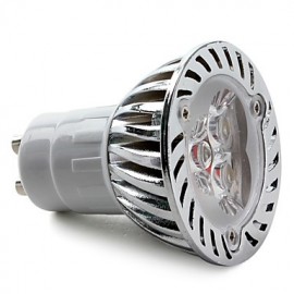 4W GU10 LED Spotlight MR16 3 High Power LED 270 lm Warm White AC 85-265 V