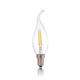 C35L 2W E14 180LM LED Filament Lamp Edison Glass Candle Lights Lighting For Chandelier(AC220-240V)