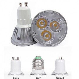 3W GU10/GU5.3/E27 260LM Warm/Cool White Light LED Spot Lights(85-265V)