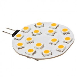 3W G4 LED Bi-pin Lights 15 SMD 5050 210 lm Warm White DC 12 V