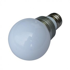 Globe Bulbs , E26/E27 3 W 1 High Power LED LM RGB V