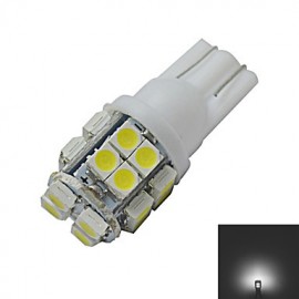 T10 1.2W 20X3528SMD 85LM 6000-6500K Cool White Inverted Side Wedge Light LED Car Lights (DC 12V)