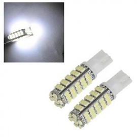 1 pcs T10 5W 68led X SMD 2835 300-650LM 2800-3500/6000-6500K Cool White Decorative Decoration Light DC 12V