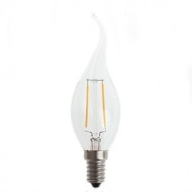 2W E14 LED Filament Bulbs CA35 2 180-200 lm Warm White Decorative AC 220-240 V