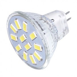 MR11 3W Warm White/White 3000K /6000K 250lm 12-SMD5733 LED Spotlight(AC/DC12V)