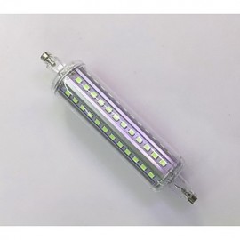 R7S 118mm 72x 2835SMD 10W Warm White / Cool White 900LM 360Beam Horizontal Plug Lights Flood Light AC85-265V