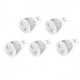 5pcs 10W GU10/E27 800LM Warm/Cool Light Lamp LED Spot Lights(85-265V)