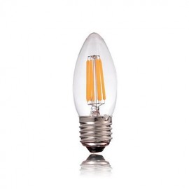 E27 4W 380LM 3000-3500K LED Tungsten Core Warm Light Candle Light(AC 220-240V)