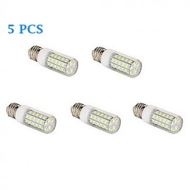 5 pcs E26/E27 10 W 48 SMD 5730 1000 LM Warm White / Cool White T Corn Bulbs AC 220-240 V