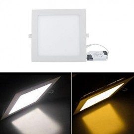 18W 1 SMD 3528 1680 LM Warm White / Cool White LED Panel Lights AC 85-265 V