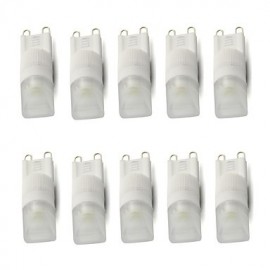 LED G9 1W Mini Ceramic Home Spotlight Cob 220V 240V Cool/Warm White (10 Pieces)