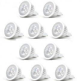 10pcs 3W MR16 350LM Light LED Spot Lights(12V)