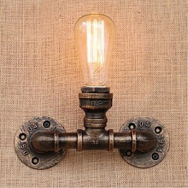 AC 220V-240V 40W E27 BG809 Nostalgia Simple Water Pipe Decorative Small Wall Lamp Wall Light