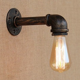 AC 110-130 AC 220-240 40 E26/E27 Country Retro Painting Feature for Mini Style Swing Arm Bulb Included,Ambient Light Wall Sconces