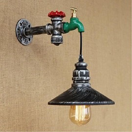 AC 220-240 40 E27 Rustic/Lodge Painting Feature for Bulb Included,Ambient Light Wall Sconces Wall Light