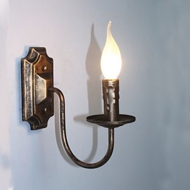 Antique Wall Lamp Candle Shape Simple Corridor Balcony Lamp Wall Lamp