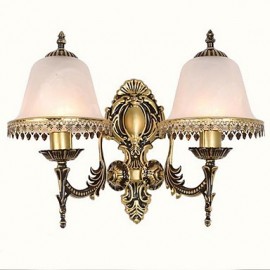 AC220 E27 Vintage Electroplated Feature Downlight Wall Sconces Wall Light