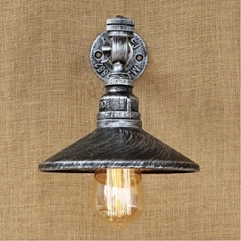 AC 220V-240V 40W E27 BG146 Rustic/Lodge Painting Feature for Bulb IncludedAmbient Light Wall Sconces Wall Light Silver