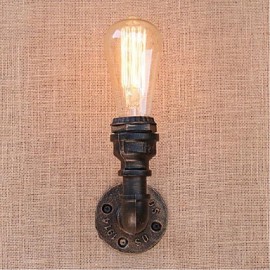 AC 220V-240V 40W E27 BG817 Nostalgia Simple Water Pipe Decorative Small Wall Lamp Wall Light