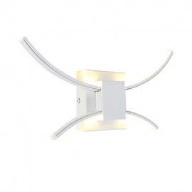 18W LED Integrated Modern/Contemporary Anodized Feature for LED Eye ProtectionUplight Wall Sconces Wall Light