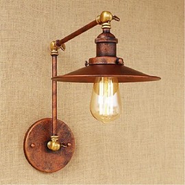 AC 110V-130V / AC 220V-240V 40W E27 Long-arm Half-rusty Industrial Retro Nostalgic Retractable Folding Wall Sconces Wall Light