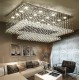 Dimmable Modern LED Crystal Ceiling Pendant Light Indoor Chandeliers Home Hanging Down Lighting Lamps Fixtures with Remote Contr