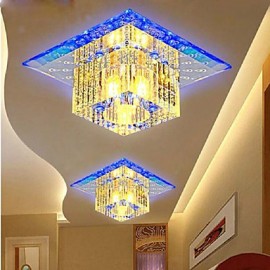 10CM Mini Crystal Ceiling Lamp Spotlight LED SMD 3W Creative Lamp Tube Light Colorful Color Square Dome Light