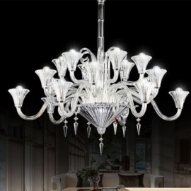 European Crystal Chandelier Villa Decoration Ceiling Light With 18 Lights