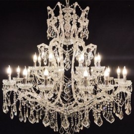 European Crystal Chandelier Villa Decoration Ceiling Light With 24 Lights