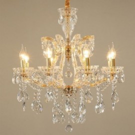 Elegant Crystal Chandelier European Pendant Light