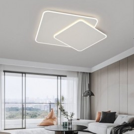 Modern Flush Mount Geometric Square Ceiling Light