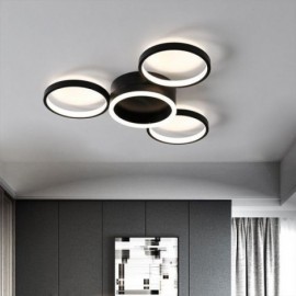 4-Ring Flush Mount Ceiling Light