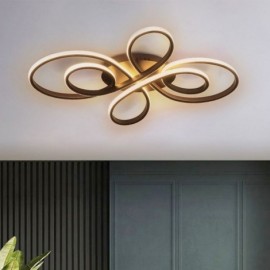 Modern Chinese Knot Flush Mount Ceiling Light