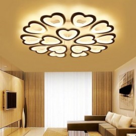 Heart Shaped Petal Ceiling Light Flush Mount