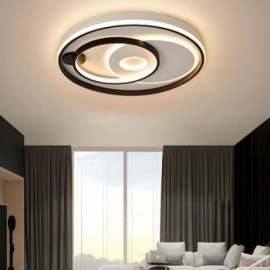 Overlapping Round Flush Mount Ceiling Light Modern Acrylic Light