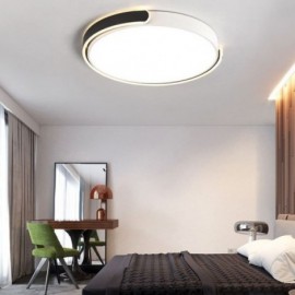 Round Acrylic Flush Mount Ceiling Light Fixture