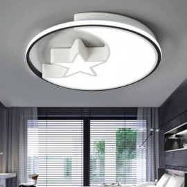 Moon & Star Flush Mount Ceiling Light